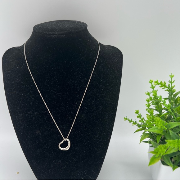 Tiffany & co. Open heart silver necklace ❤️